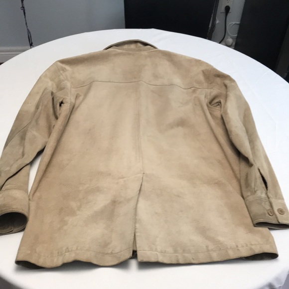Mens Jones New York Vintage Suede Button Down Jacket/Blazer - Picture 8 of 15